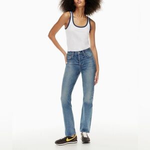 ARITZIA Denim Forum Arlo High Rise Straight - size 27